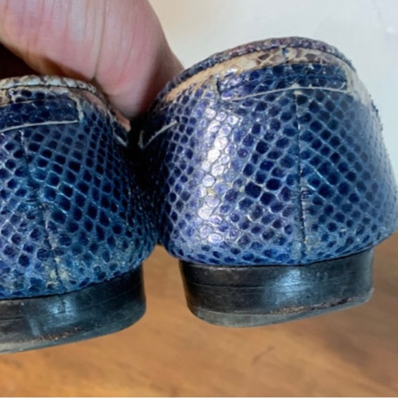 Miu Miu blue snake leather flats 💖🤩 - Picture 7 of 7